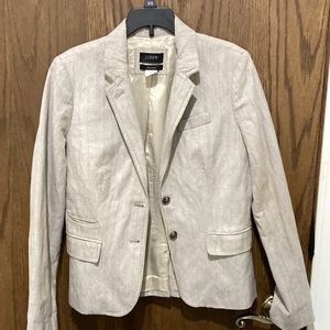 J crew schoolboy linen like blazer